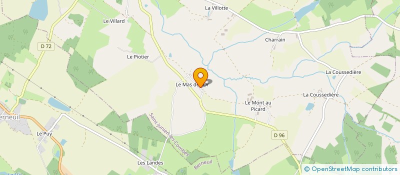 localisation de l'entreprise MONSIEUR ALFRED BARDET à SAINT-JUNIEN-LES-COMBES