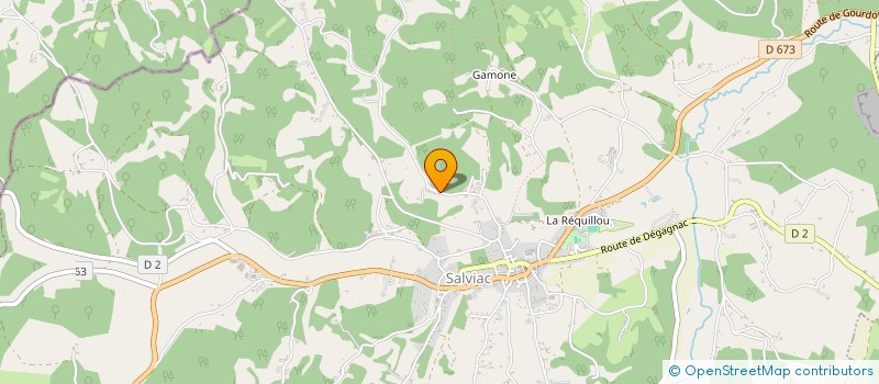 localisation de l'entreprise MONSIEUR ALFRED BAUCOURT  SALVIAC