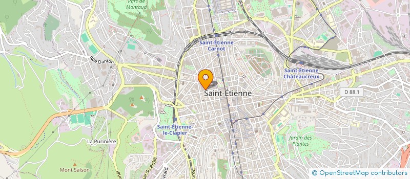 localisation de l'entreprise MONSIEUR ALFRED BERAJ  SAINT-ETIENNE