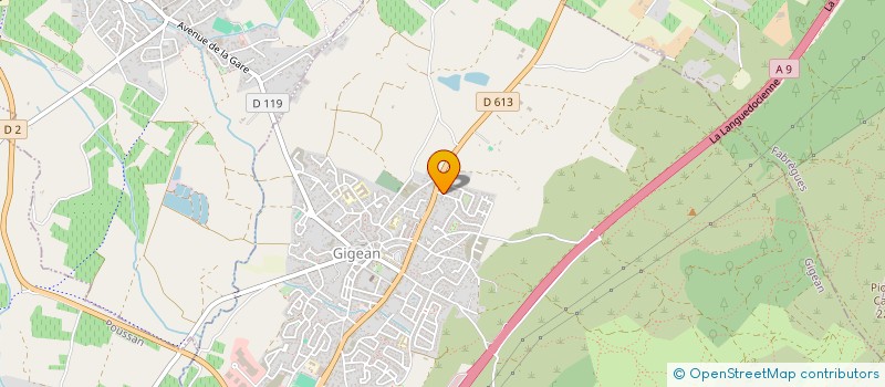 localisation de l'entreprise MONSIEUR ALFRED BERTES  GIGEAN