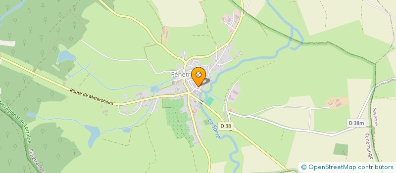 localisation de l'entreprise MONSIEUR ALFRED BERTSCHY  FENETRANGE