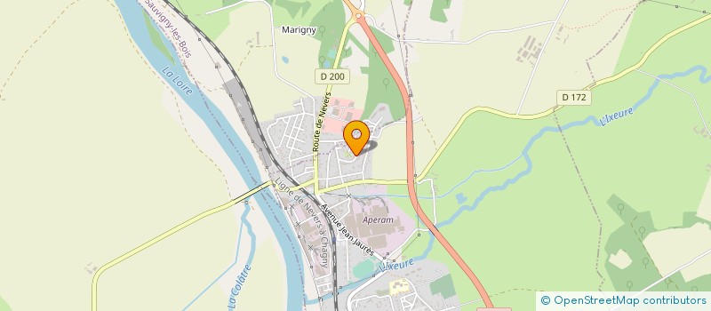 localisation de l'entreprise MONSIEUR ALFRED BEZE  IMPHY