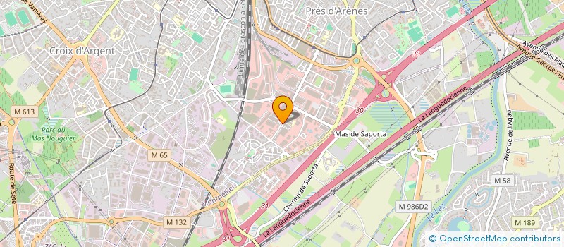 localisation de l'entreprise MONSIEUR ALFRED BOUDET à MONTPELLIER