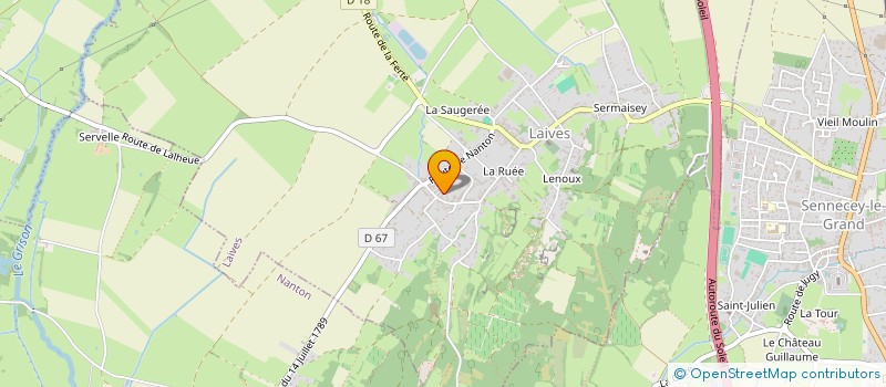 localisation de l'entreprise MONSIEUR ALFRED BOUHOT à SAINT-CYR