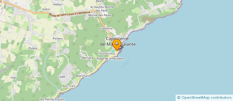 localisation de l'entreprise MONSIEUR ALFRED BOULOGNE à CAPESTERRE-DE-MARIE-GALANTE