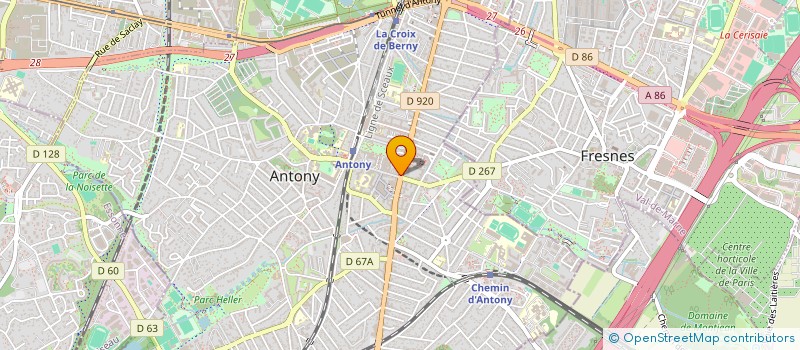 localisation de l'entreprise MONSIEUR ALFRED CABRE à ANTONY