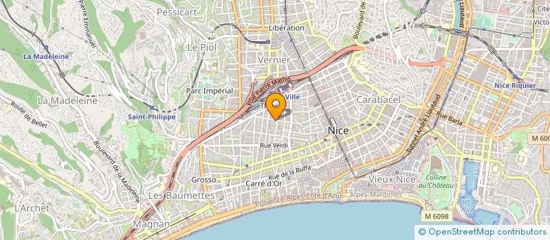 localisation de l'entreprise MONSIEUR ALFRED CIPOLLINI à NICE