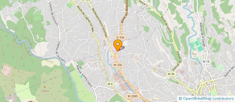 localisation de l'entreprise MONSIEUR ALFRED CLAUDI à CAGNES-SUR-MER