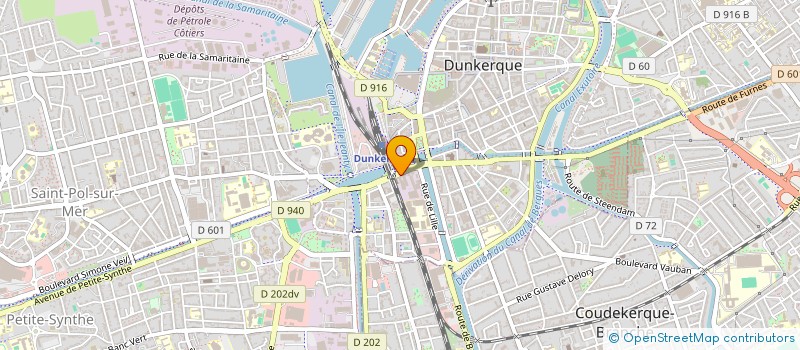 localisation de l'entreprise MONSIEUR ALFRED COUDOUX à DUNKERQUE