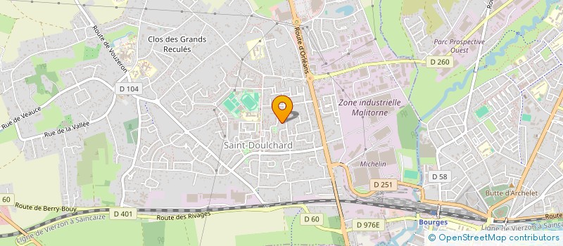 localisation de l'entreprise MONSIEUR ALFRED DA SILVA  SAINT-DOULCHARD