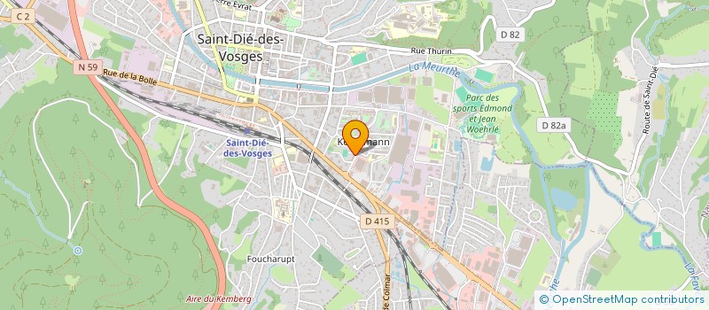 localisation de l'entreprise MONSIEUR ALFRED DAUTI  SAINT-DIE-DES-VOSGES