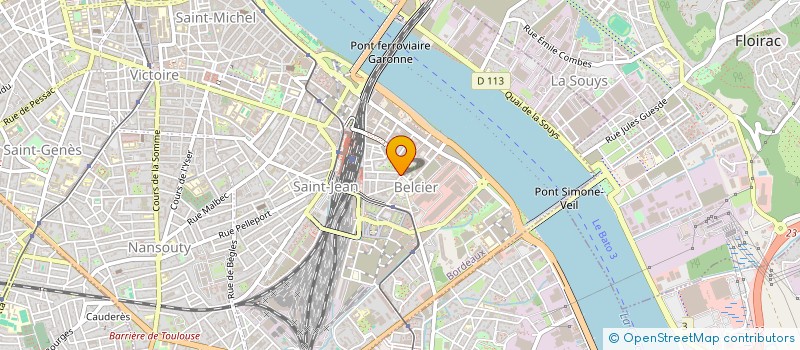 localisation de l'entreprise MONSIEUR ALFRED DELSINNE  BORDEAUX