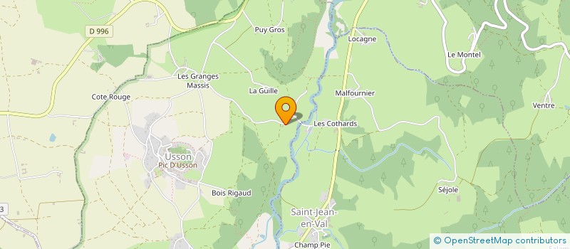 localisation de l'entreprise MONSIEUR ALFRED DOMARLE  SAINT-QUENTIN-SUR-SAUXILLANGES