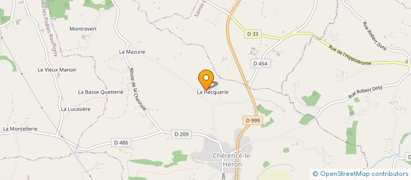 localisation de l'entreprise MONSIEUR ALFRED DUPONT à CHERENCE-LE-HERON