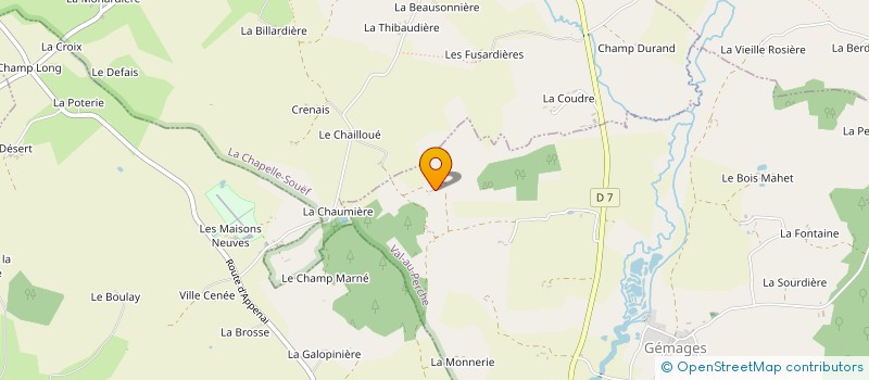 localisation de l'entreprise MONSIEUR ALFRED ESNAULT à CETON