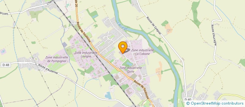 localisation de l'entreprise MONSIEUR ALFRED FABRE  AUTERIVE