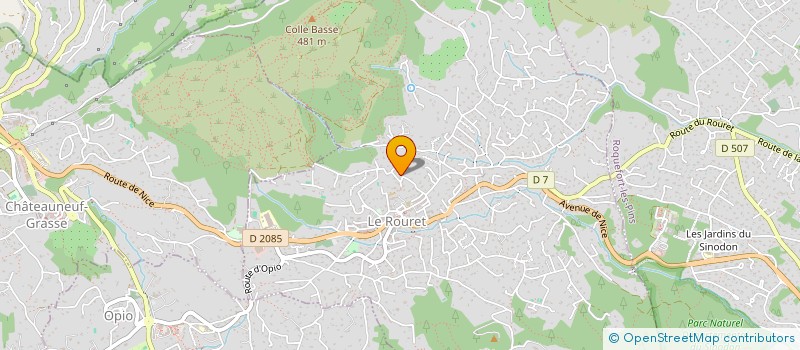 localisation de l'entreprise MONSIEUR ALFRED FERRACCI  LE ROURET