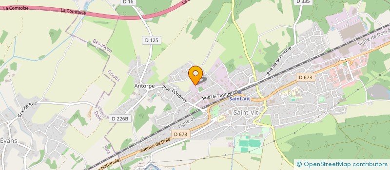 localisation de l'entreprise MONSIEUR ALFRED FERRET  MERCEY-LE-GRAND