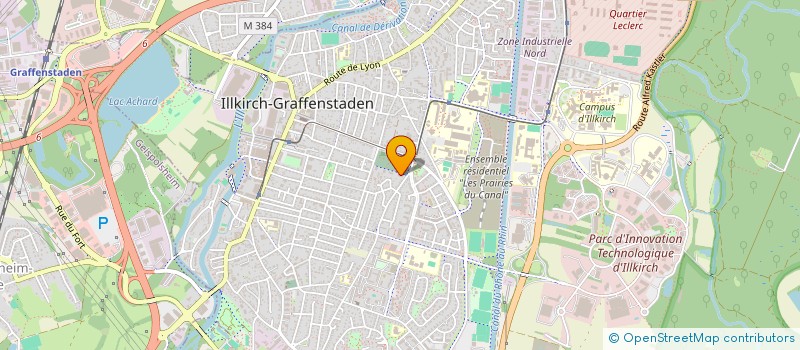 localisation de l'entreprise MONSIEUR ALFRED FISCHER  ILLKIRCH-GRAFFENSTADEN