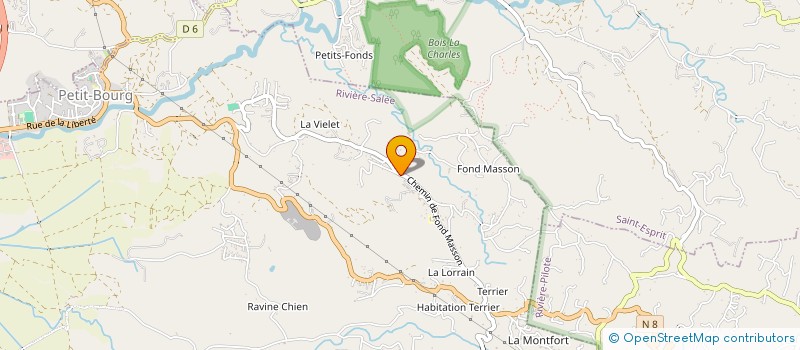 localisation de l'entreprise MONSIEUR ALFRED FORTUNE à RIVIERE-SALEE