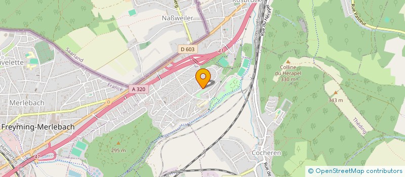 localisation de l'entreprise MONSIEUR ALFRED FRETZ  COCHEREN