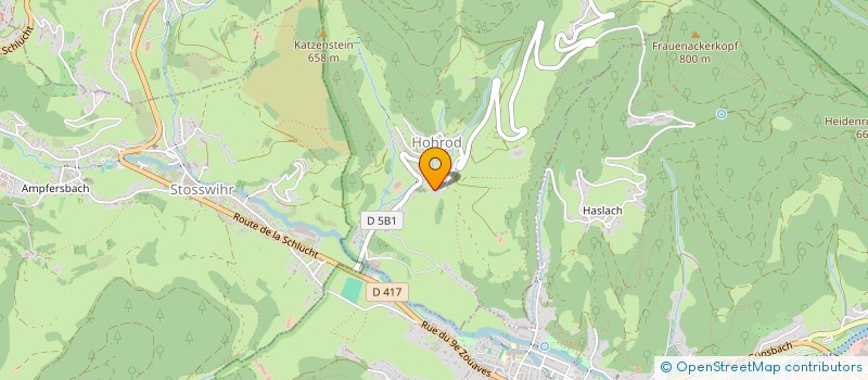 localisation de l'entreprise MONSIEUR ALFRED FRITSCH  HOHROD