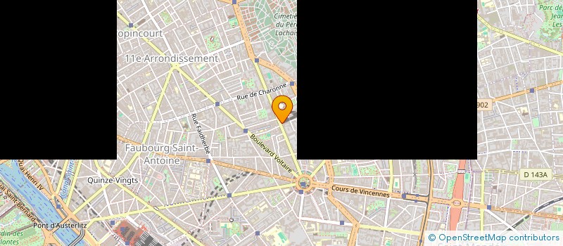 localisation de l'entreprise MONSIEUR ALFRED GAGUECH  PARIS