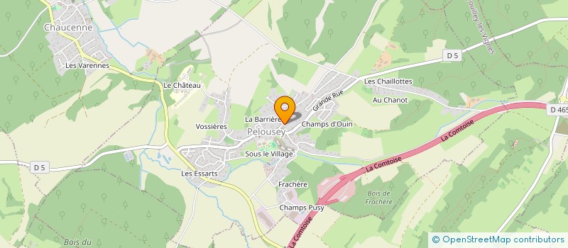 localisation de l'entreprise MONSIEUR ALFRED GIAMPICCOLO  PELOUSEY