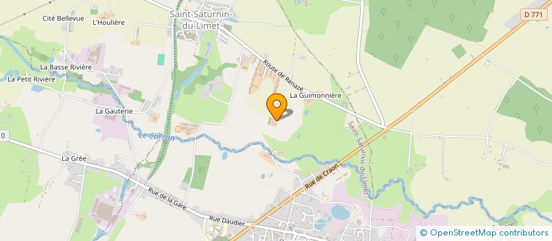 localisation de l'entreprise MONSIEUR ALFRED GIRARD  SAINT-SATURNIN-DU-LIMET