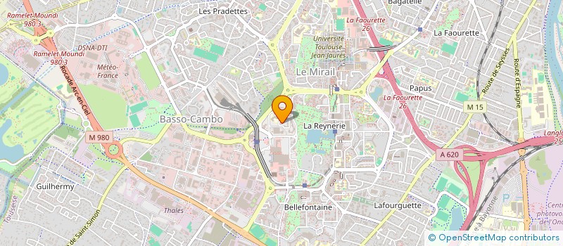 localisation de l'entreprise MONSIEUR ALFRED GNAKHALET à TOULOUSE