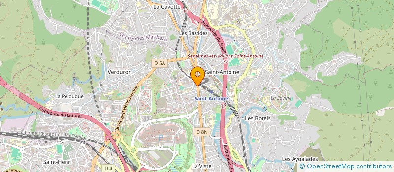 localisation de l'entreprise MONSIEUR ALFRED GUEDJ à MARSEILLE