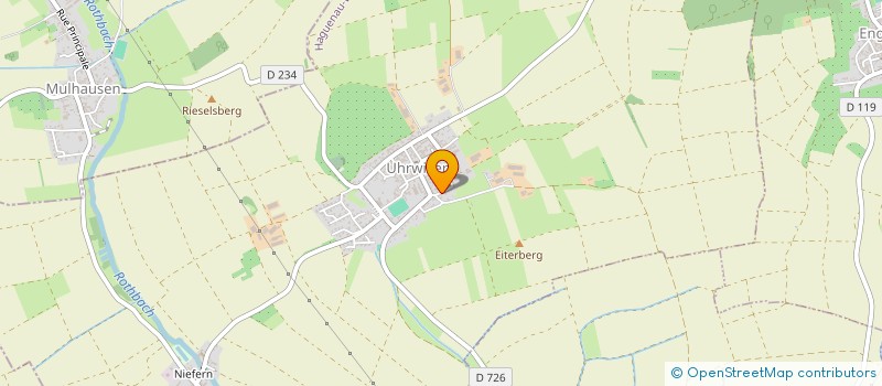 localisation de l'entreprise MONSIEUR ALFRED HAAS  UHRWILLER