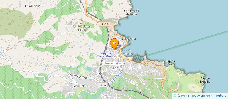 localisation de l'entreprise MONSIEUR ALFRED HANI  BANYULS-SUR-MER