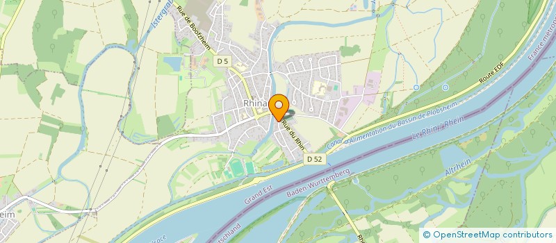 localisation de l'entreprise MONSIEUR ALFRED HARTER  RHINAU