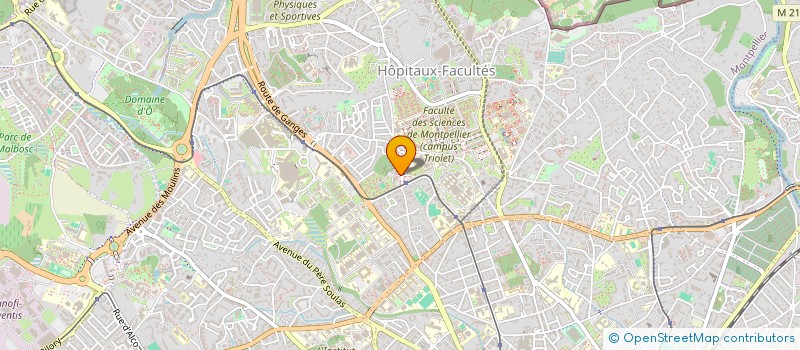 localisation de l'entreprise MONSIEUR ALFRED HOUNGNON  MONTPELLIER