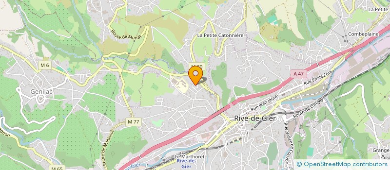 localisation de l'entreprise MONSIEUR ALFRED JABOULAY à RIVE-DE-GIER