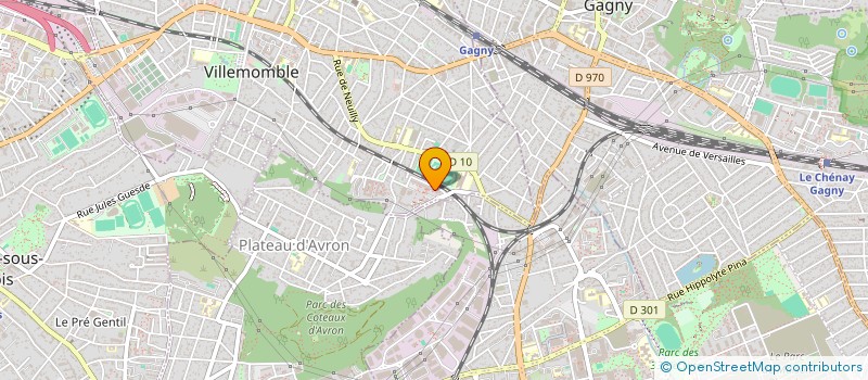 localisation de l'entreprise MONSIEUR ALFRED JEAN  VILLEMOMBLE