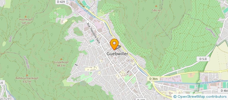 localisation de l'entreprise MONSIEUR ALFRED KRUMBEIN  GUEBWILLER