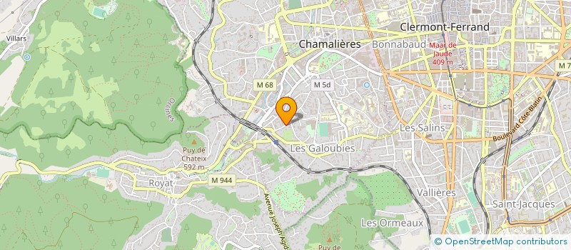 localisation de l'entreprise MONSIEUR ALFRED LAMBERT à CHAMALIERES