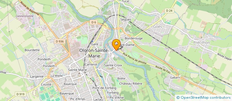 localisation de l'entreprise MONSIEUR ALFRED LATOURNERIE  OLORON-SAINTE-MARIE