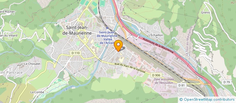 localisation de l'entreprise MONSIEUR ALFRED LAUROT  ST JEAN DE MAURIENNE