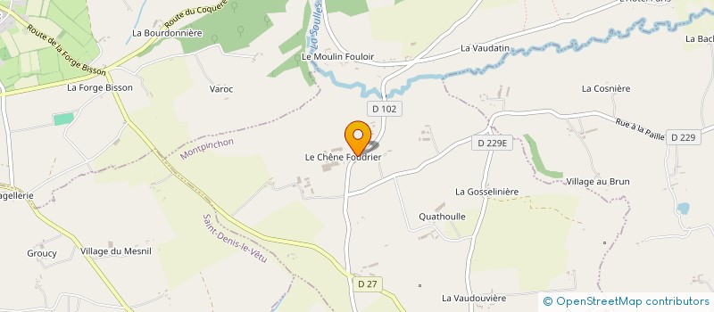 localisation de l'entreprise MONSIEUR ALFRED LECLER à NOTRE-DAME-DE-CENILLY