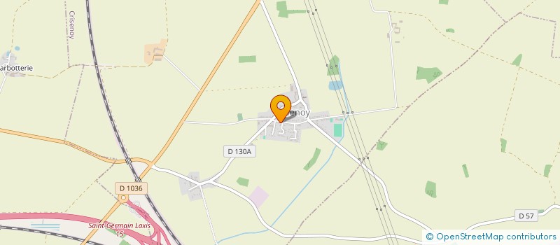 localisation de l'entreprise MONSIEUR ALFRED LELANDAIS  CRISENOY