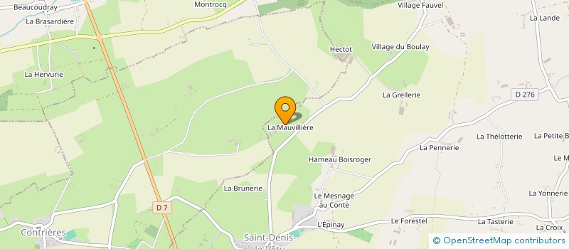 localisation de l'entreprise MONSIEUR ALFRED LEPOULTEL  SAINT-DENIS-LE-VETU