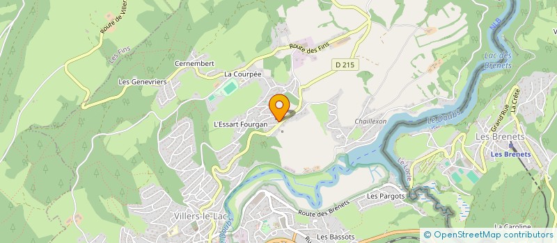 localisation de l'entreprise MONSIEUR ALFRED LESCOT à VILLERS-LE-LAC