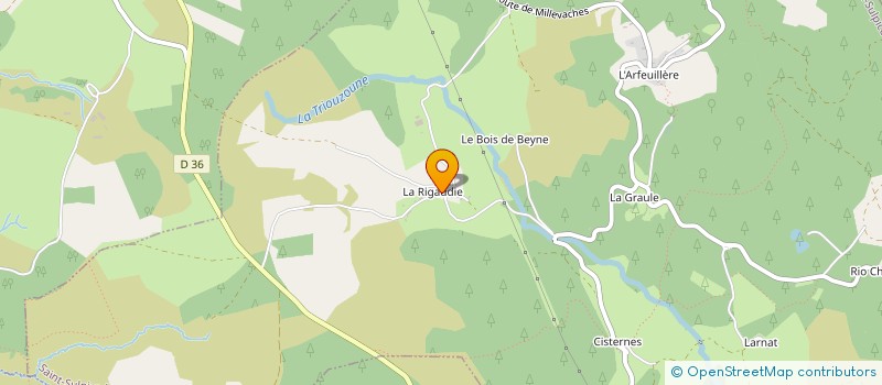 localisation de l'entreprise MONSIEUR ALFRED MAISONNET à SAINT-SULPICE-LES-BOIS