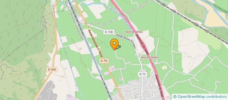 localisation de l'entreprise MONSIEUR ALFRED MATTEACCI  SENAS