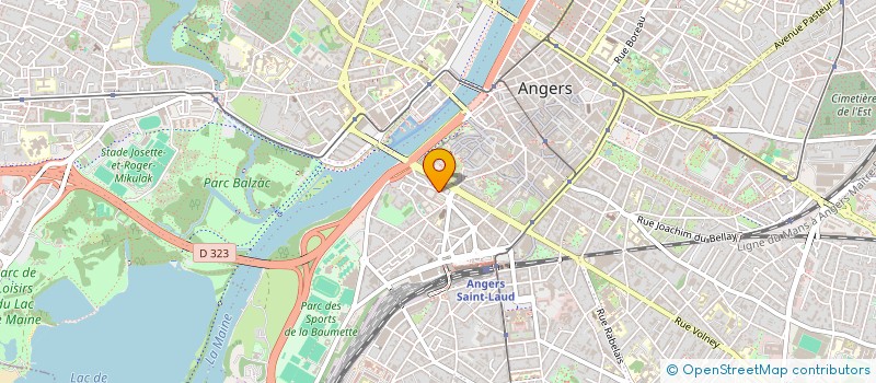 localisation de l'entreprise MONSIEUR ALFRED MENARD à ANGERS