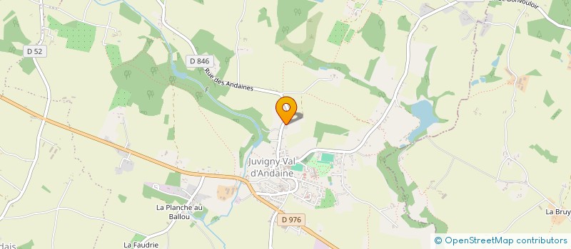 localisation de l'entreprise MONSIEUR ALFRED MONSALLIER à JUVIGNY VAL D'ANDAINE
