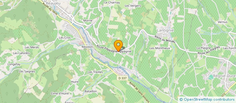 localisation de l'entreprise MONSIEUR ALFRED MONTANGERON à LANTIGNIE